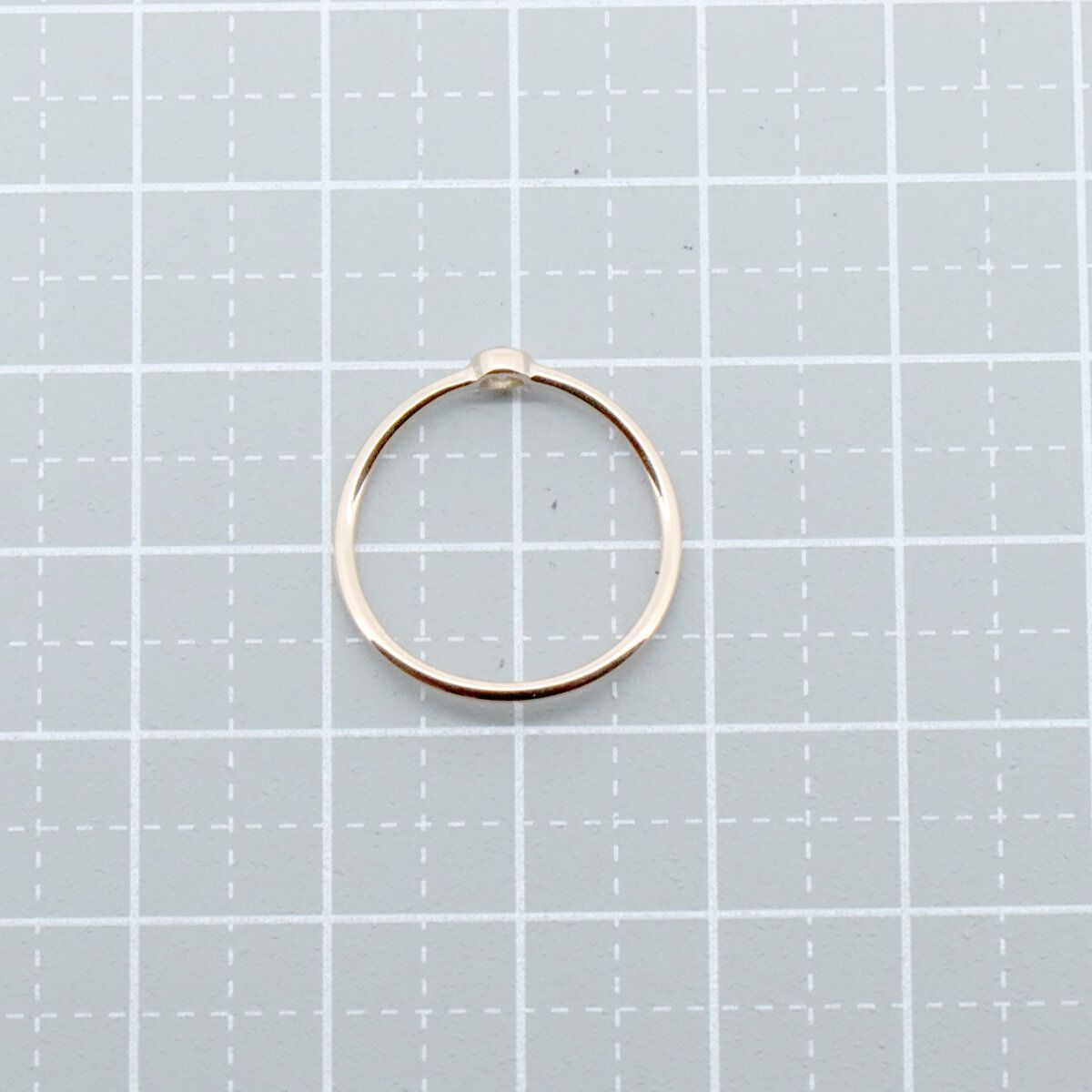 ティファニー ウェーブシングルロウ ダイヤモンド リング 指輪 10号  