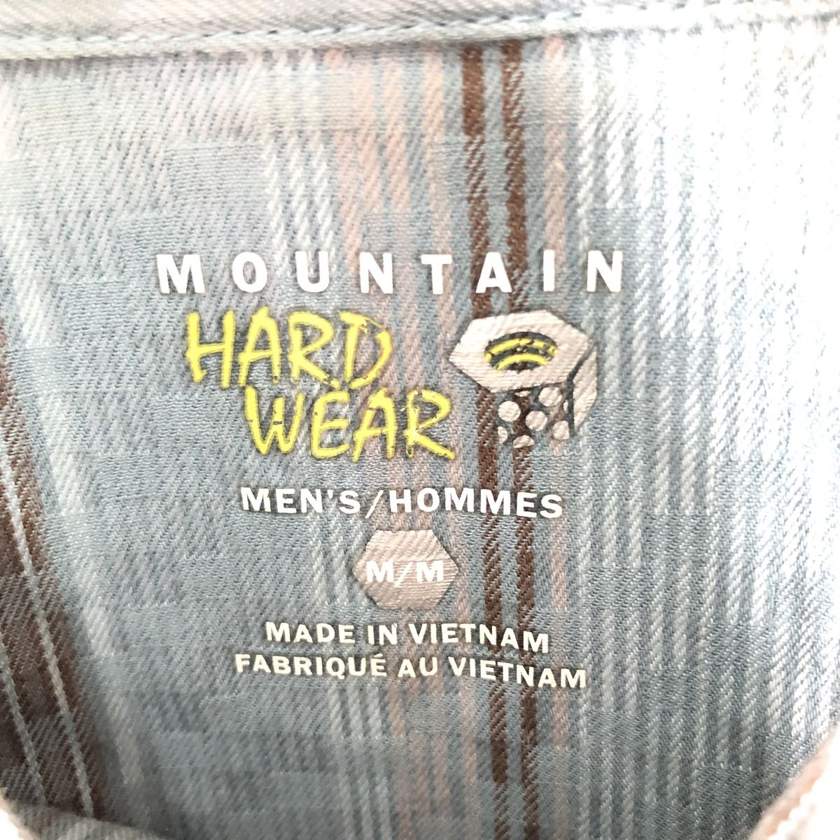 古着 マウンテンハードウエア MOUNTAIN HARDWEAR 半袖 ストライプシャツ ボックスシャツ メンズM相当 /eaa558336 MOUNTAIN HARDWEAR マウンテンハードウェア 半袖シャツ