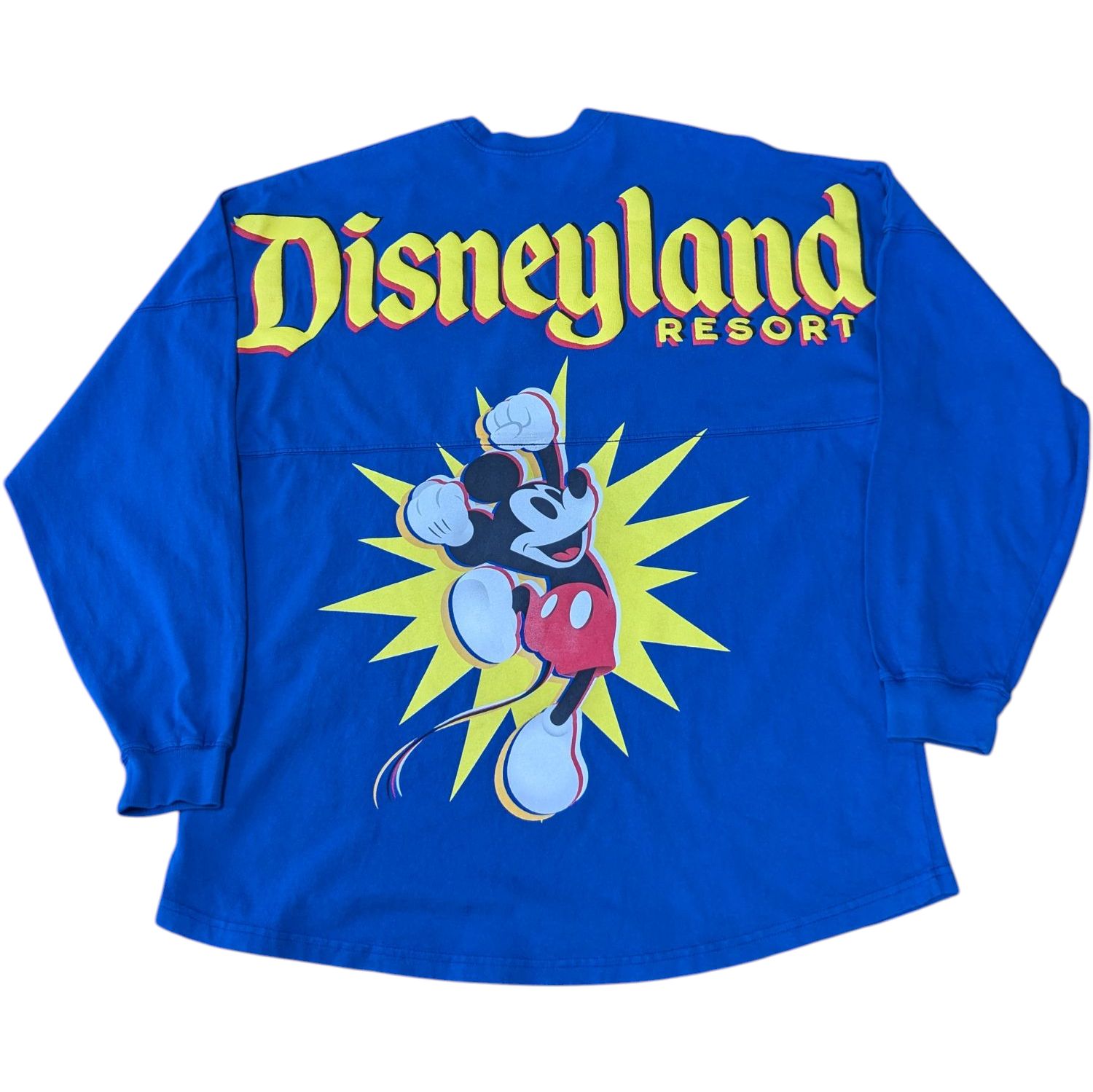 未使用　USディズニー　スピリットジャージー　長袖Tシャツ　アメリカ ディズニー ミッキー ロングtシャツ スピリットジャージー 長袖t