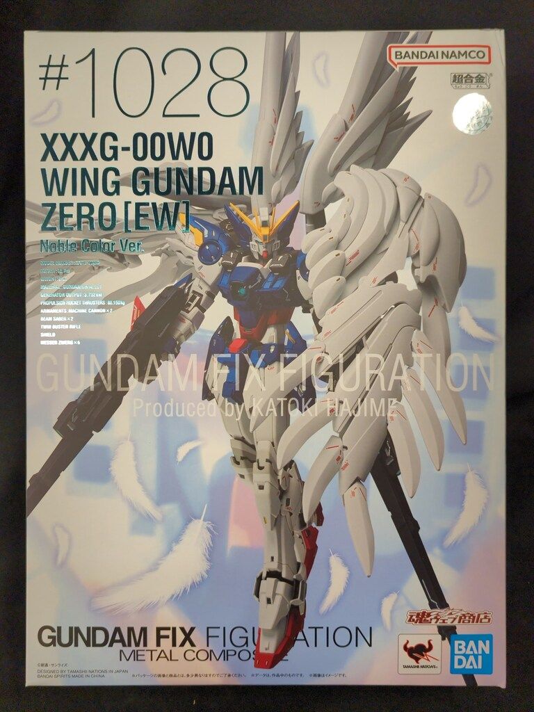 BANDAI - L COMPOSITE ウイングガンダムゼロ  Noble Color GUNDAM FIX FIGURATION METAL COMPOSITE ウイングガンダムゼロ