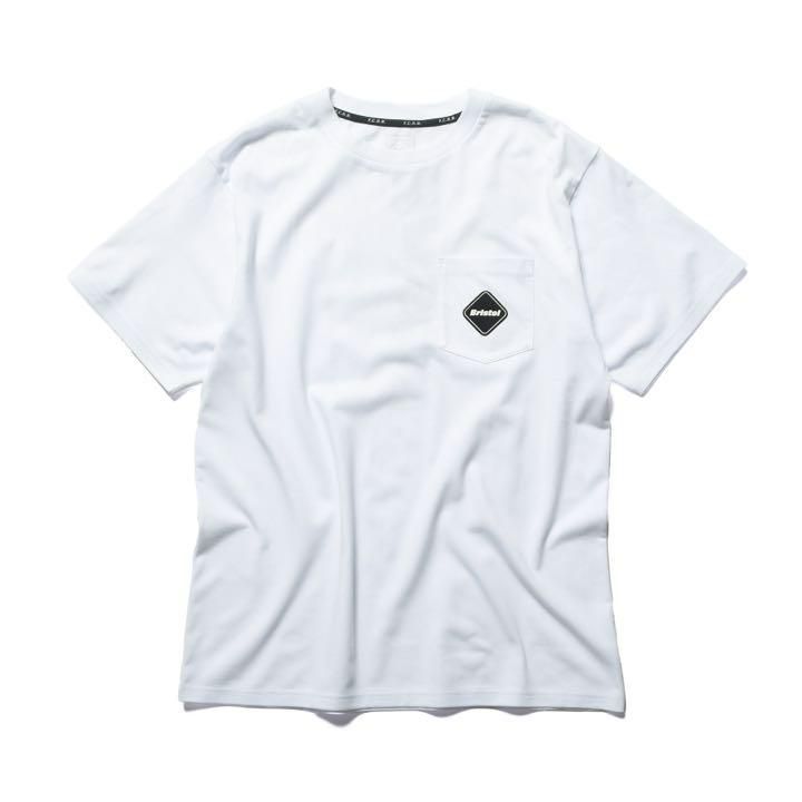 ウェア F.C.R.B. BIG VERTICAL LOGO POCKET TEE FCRB BIG VERTICAL LOGO POCKET TEE Tシャツ