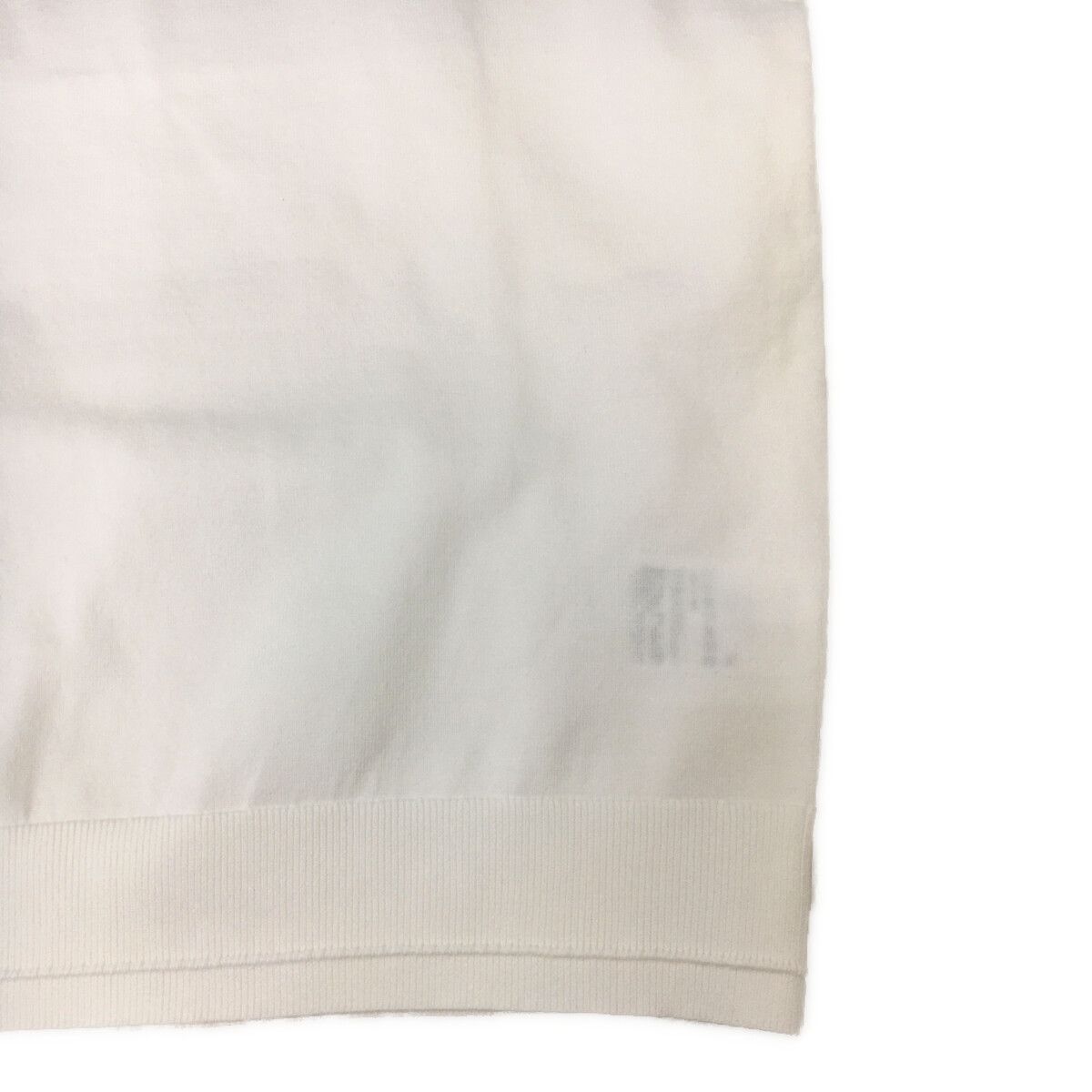 未使用品 メンズ アンパスィ and per se ベスト L 白 Vネック