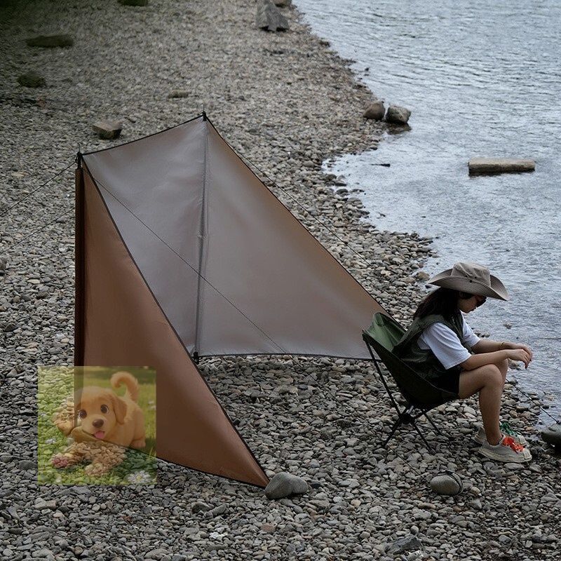 クイックキャンプ 焚火陣幕 QUICK CAMP大焔をレビュー｜大型焚き火陣幕