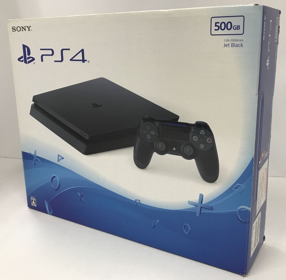 SONY PlayStation4 本体 CUH-2000A B01【500GB】ジェットブラック 中古 動作確認 初期化済み【併売商品】【25-20240313-B-007】