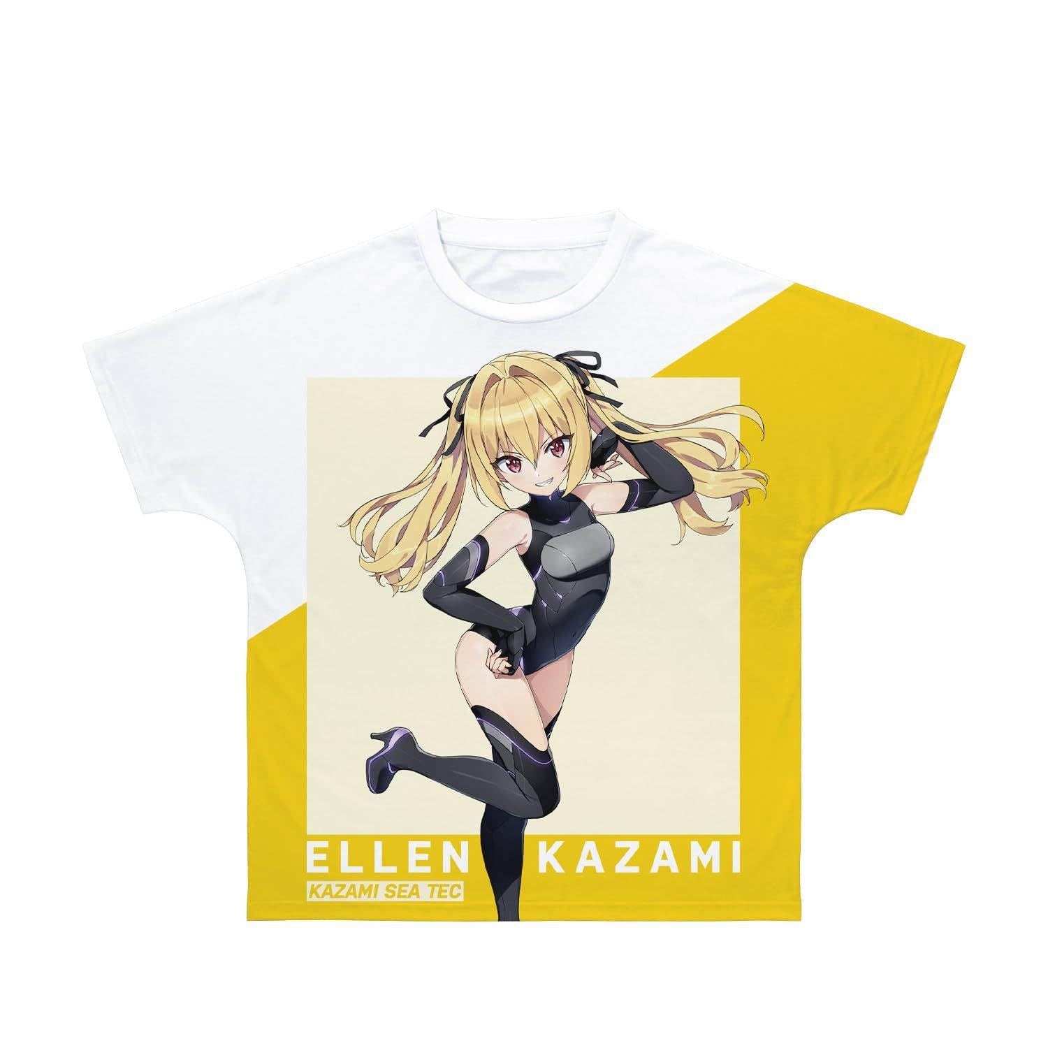 ドルフィンウェーブ 風見 エレン フルグラフィックTシャツ ユニ