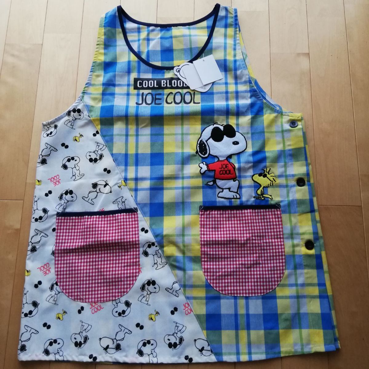 新品☆3L〜4L スヌーピー エプロン 保育士 大きいサイズ - メルカリ