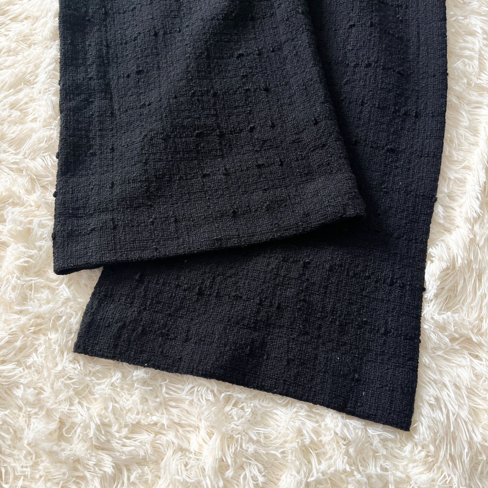 IENA イエナ BLACK TWEED オールインワン サロペット 黒 36 S M - メルカリ