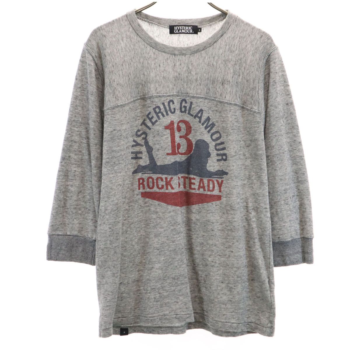 HYSTERIC GLAMOUR Tシャツ S グレー 長袖 ロンT HYSTERIC GLAMOUR ヒステリックグラマー 長袖 Tシャツ S グレー ロンT