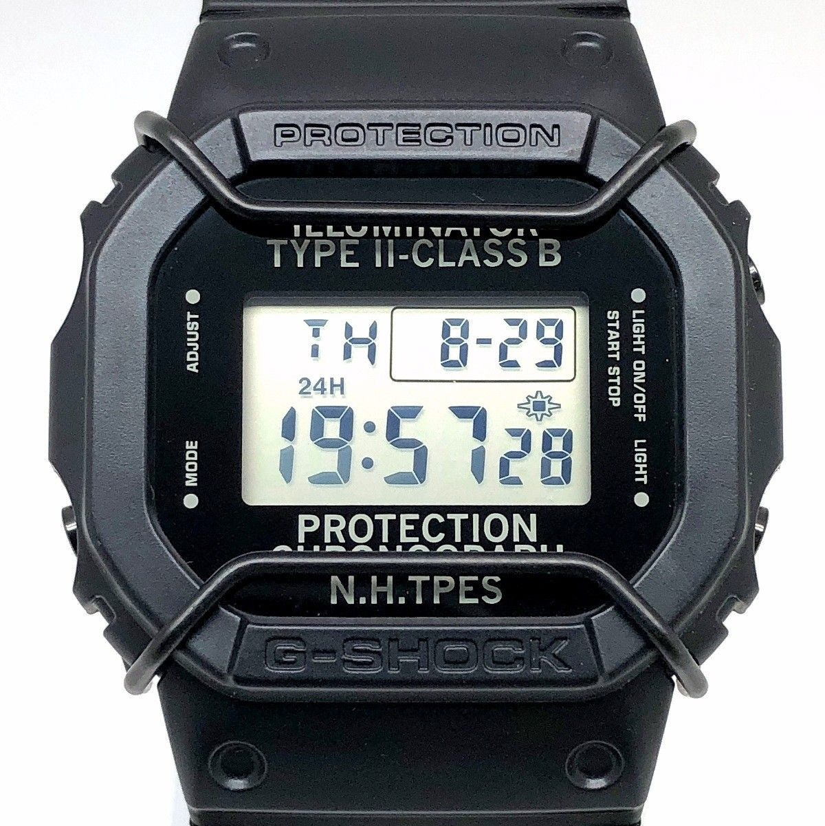 G-SHOCK ジーショック DW-5600NH N.HOOLYWOOD エヌハリウッド コラボモデル 第2弾 プロテクター レッドEL  オールブラック - メルカリ