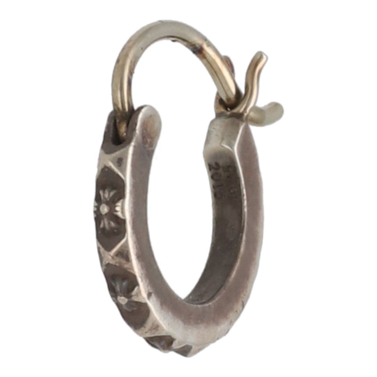CHROME HEARTS クロムハーツ トゥルーファッキンパンク フープピアス SV925 シルバー TFP タイニー プラス クロス イヤリング 24026099 RS