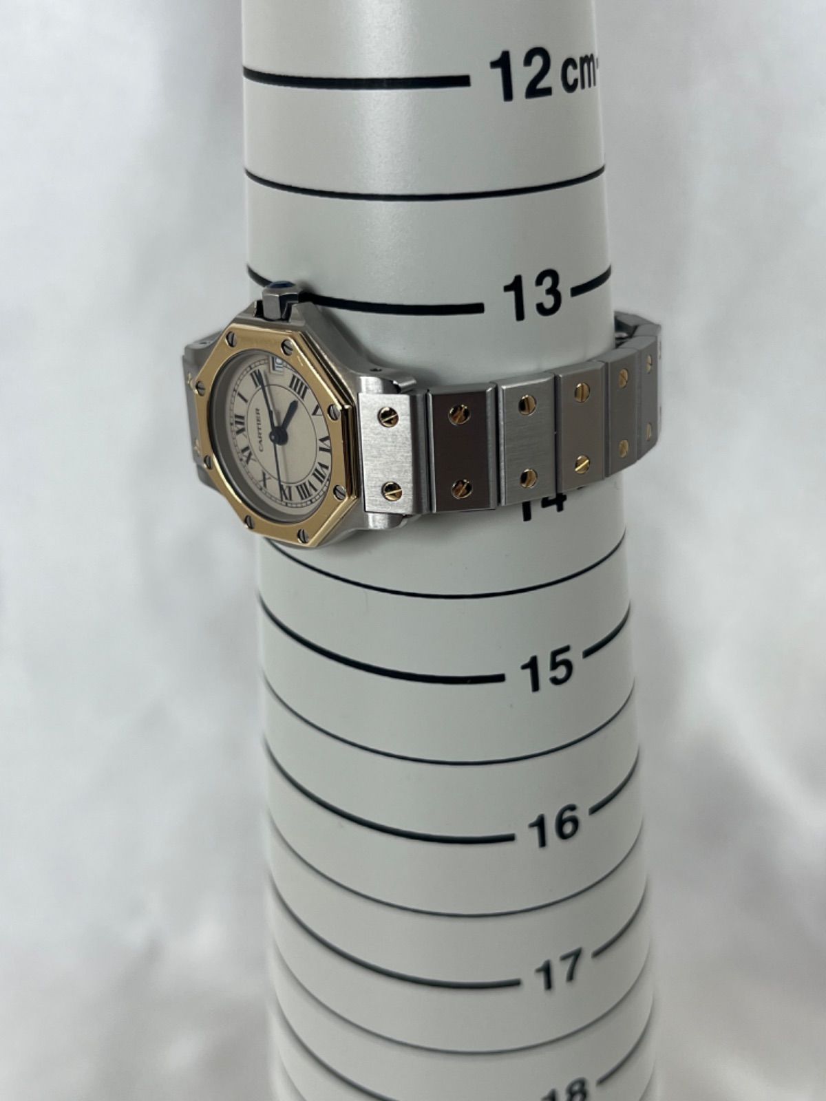 Cartierカルティエサントス・ドゥ SM. GOLD/STTEEL美品 - メルカリ 