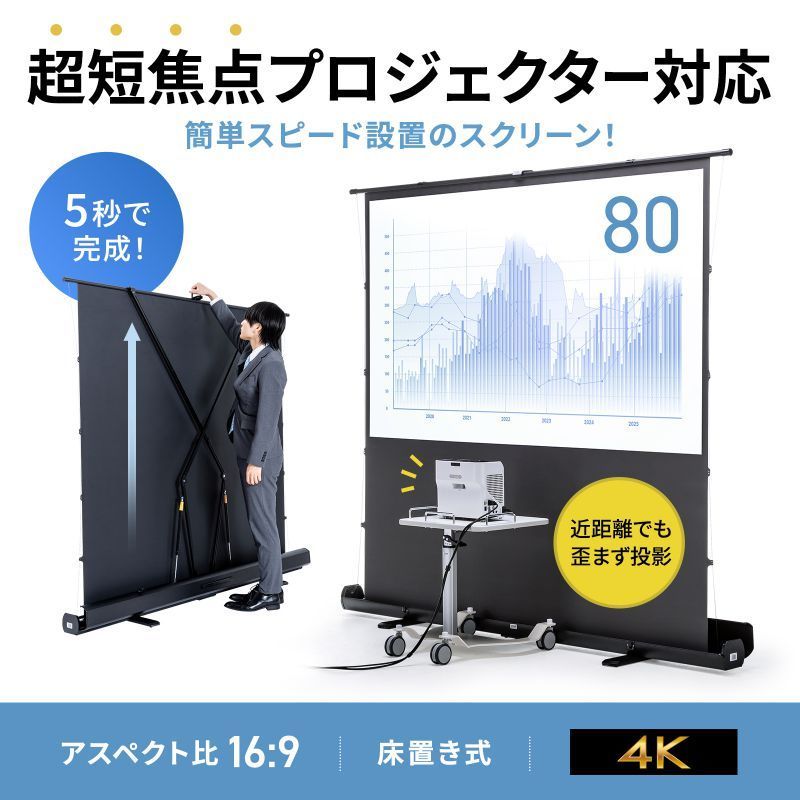 床置きスクリーン