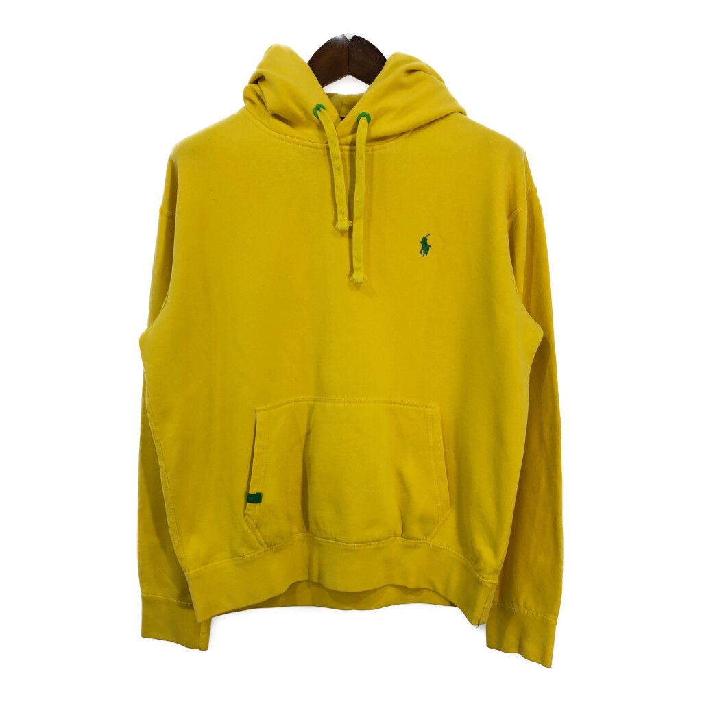 Polo by Ralph Lauren ポロ ラルフローレン スウェット パーカー イエロー (メンズ L) 中古 古着 R5241