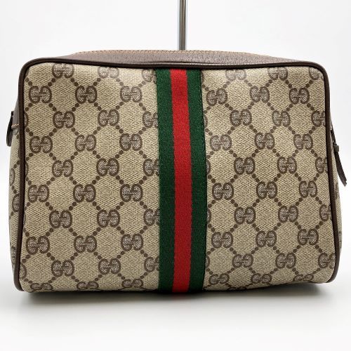 GUCCI グッチ オールドグッチ シェリーライン GGスプリーム クラッチ 