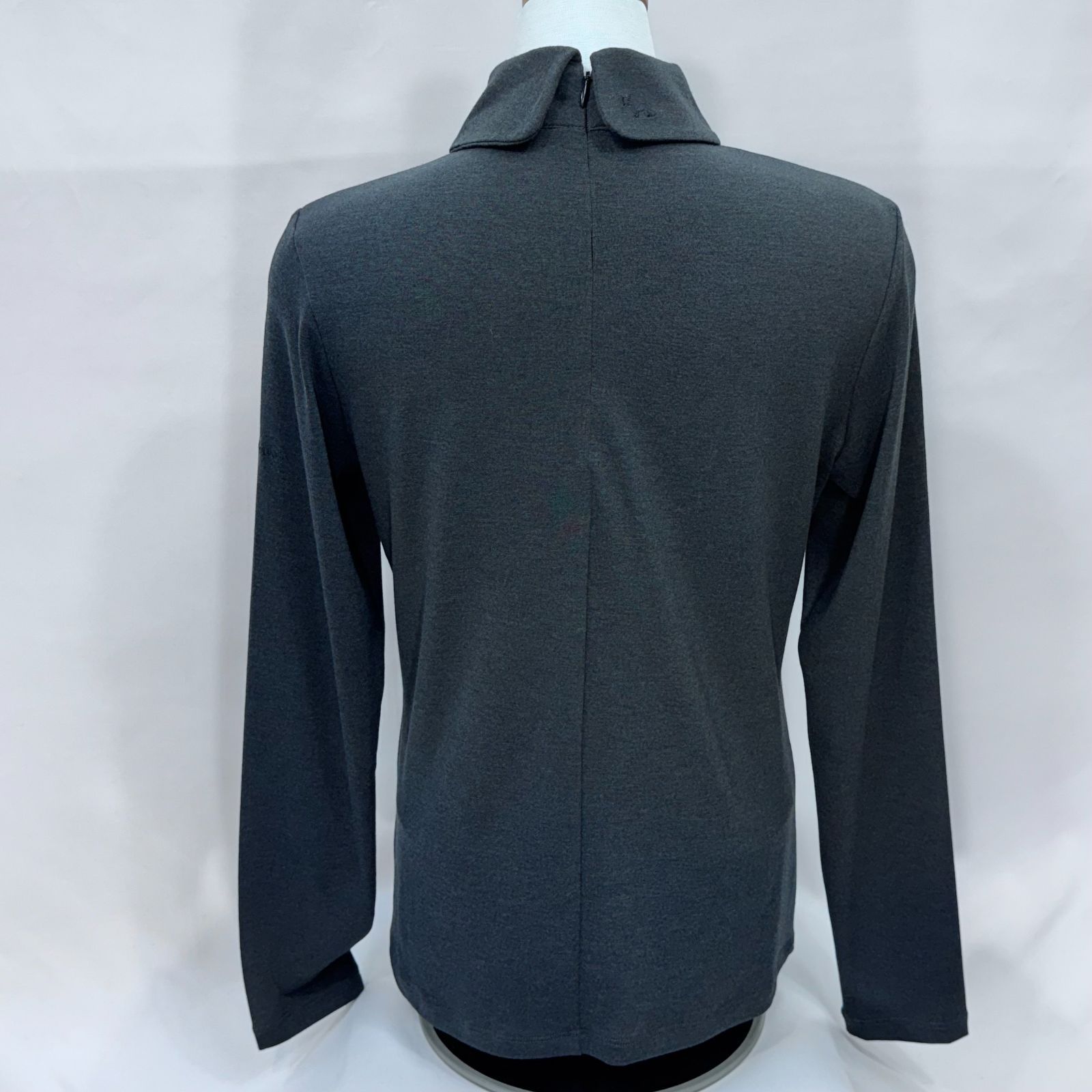 HEAL CREEK ヒールクリーク レディース アルガンオイル配合 長袖シャツ チャコールグレー サイズ40