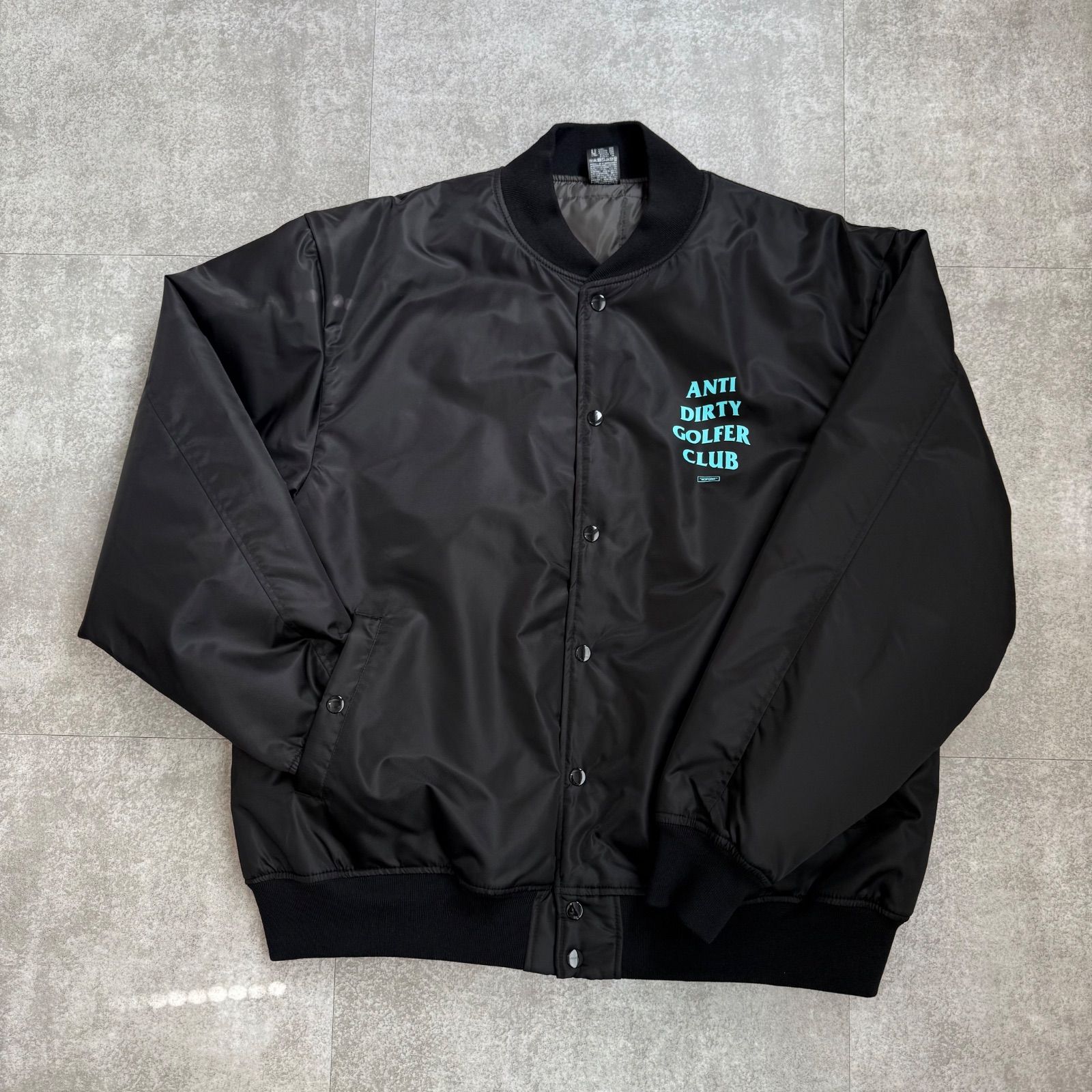 NOPOINT ノーポイント| ADGC®︎ LOGO STADIUM JACKET | アンチダーティーゴルファークラブロゴスタジアムジャケット NPg-231117-JK-01