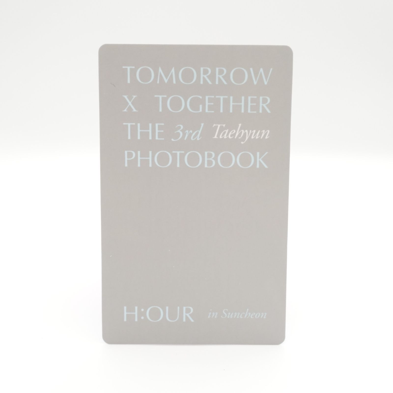 TXT THE 3RD PHOTOBOOK H:OURトレカ 高級感 TXT Taehyun H:our Set Full Suncheon in hour Photobook