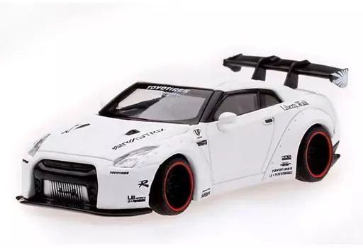 リバティウォークGT-R White ミニカー 1/64 ミニGT Liberty Walk リバティーウォーク 1⁄64 MINI GT LBWORKS GT-R ミニカー