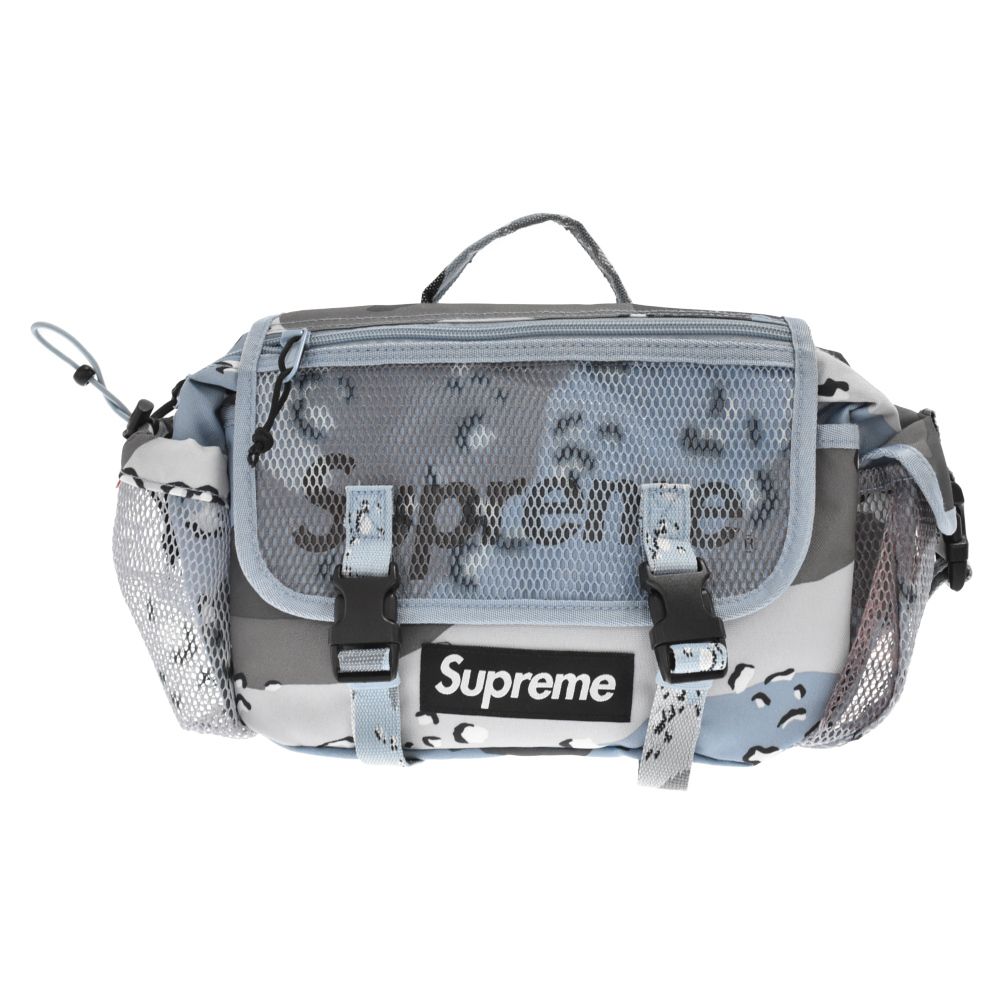 SUPREME (シュプリーム) 20SS Waist Bag Blue Camo ボックスロゴ