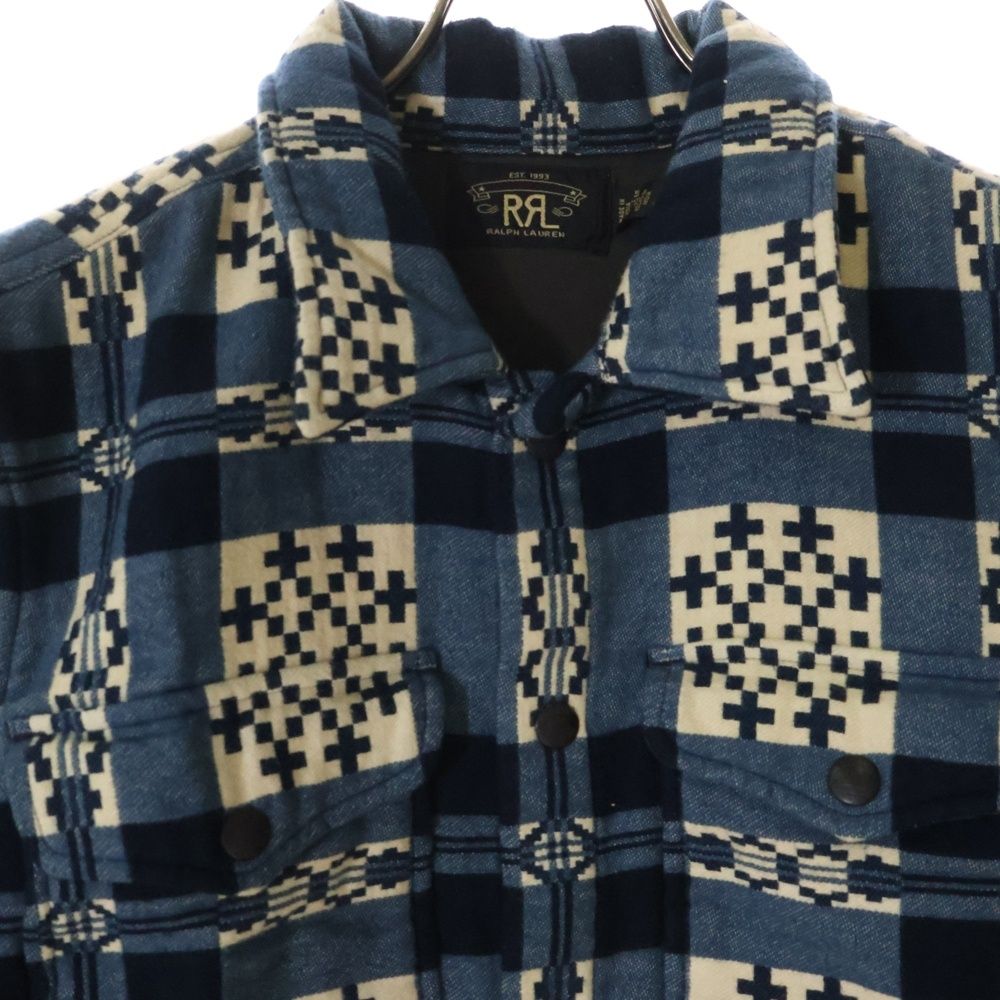 RRL ダブルアールエル ネイティブBROWNBEAR OVER SHIRTS RRL (ダブルアールエル) BROWN BEAR OVER SHIRT パターン ジャ