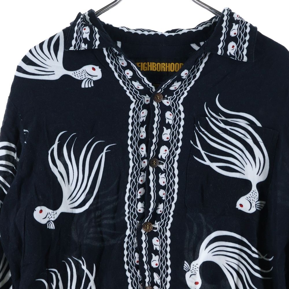 NEIGHBORHOOD (ネイバーフッド) 18SS OTHA FISH.ALOHA レーヨン ボタン