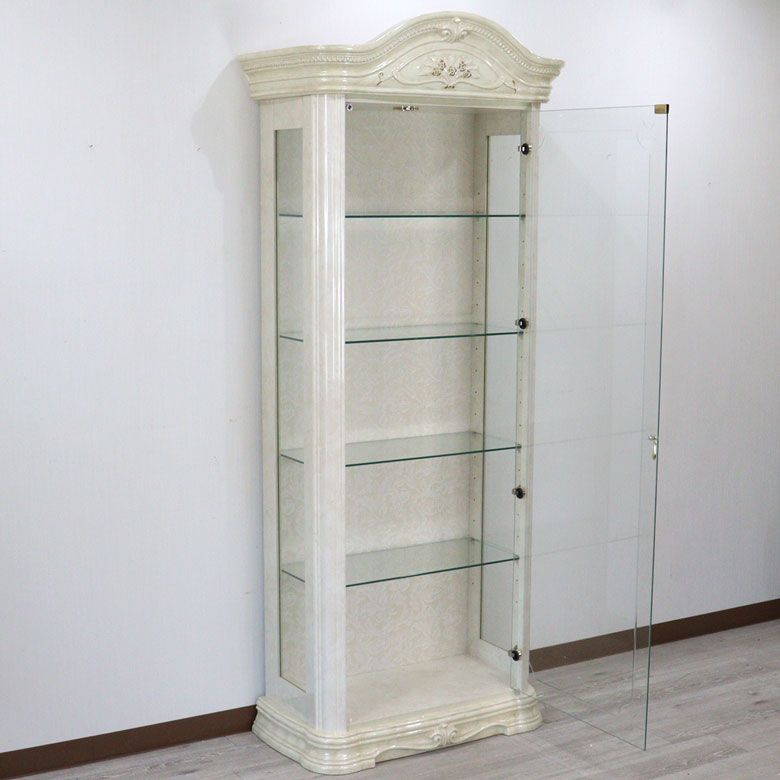 サルタレッリ アマルフィ 2ドアキュリオケース イタリア アイボリー サルタレッリ アマルフィ 2ドアキュリオケース イタリア アイボリー