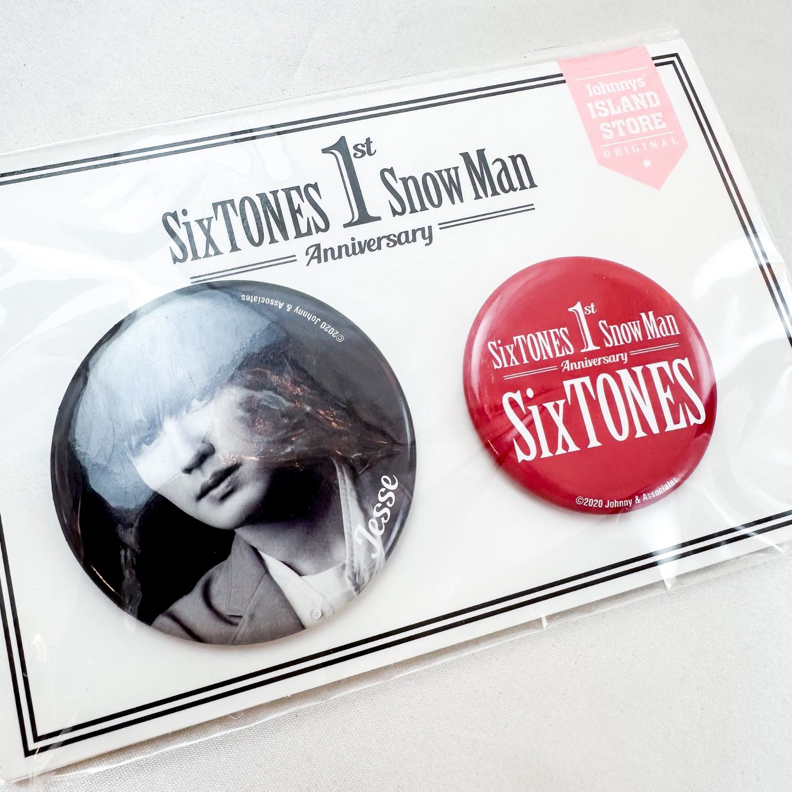 ジェシー 缶バッジ 新品 未開封 ジェシー (SixTONES) 缶バッジセット(2種