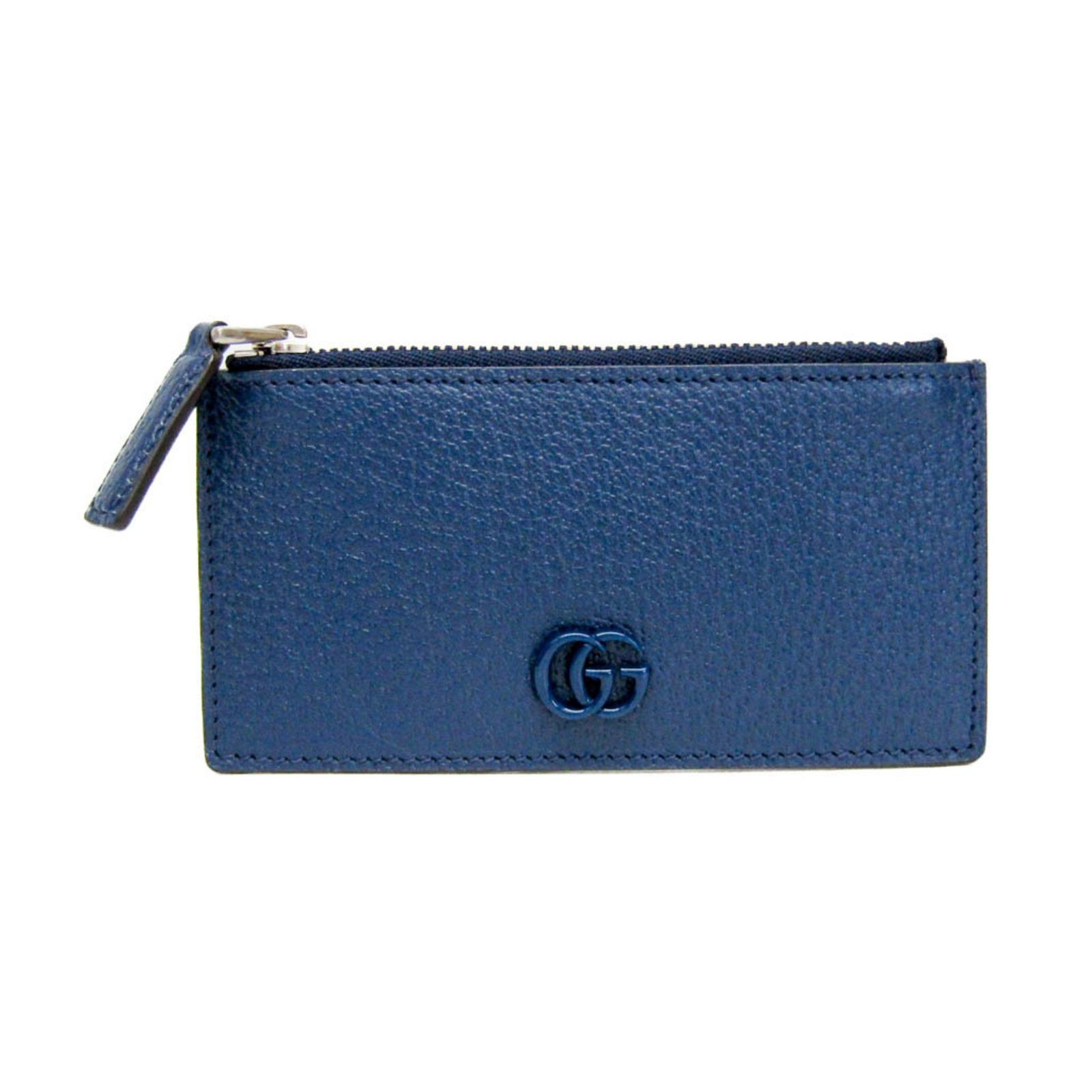 グッチ Gucci GGマーモント コイン カードホルダー 722726 レディース メンズ レザー 小銭入れ コインケース ネイビー