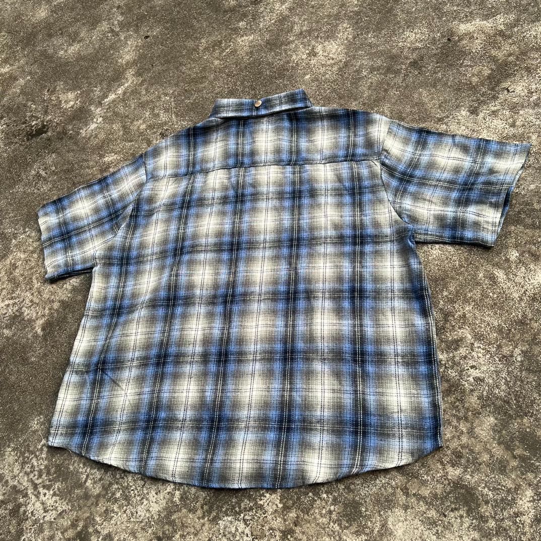 Stussy 2024 FW チェックシャツ 半袖 Stussy 2024 Fwスチュワート早秋コレクションチェック柄シャツ