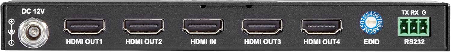  HDMI分配器 Black Box VSP HDMI 2 1 X 4 K 0対応 最大4画面出力 高画質高音質 60 Hz 8 bit 4対応 高帯域18 Gbps 並行輸入品 HDMI分配器 分配器 切替器