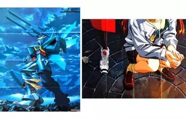 中古】ポスター（アニメ） B2両面ポスター(八つ折) ガンダムダブル