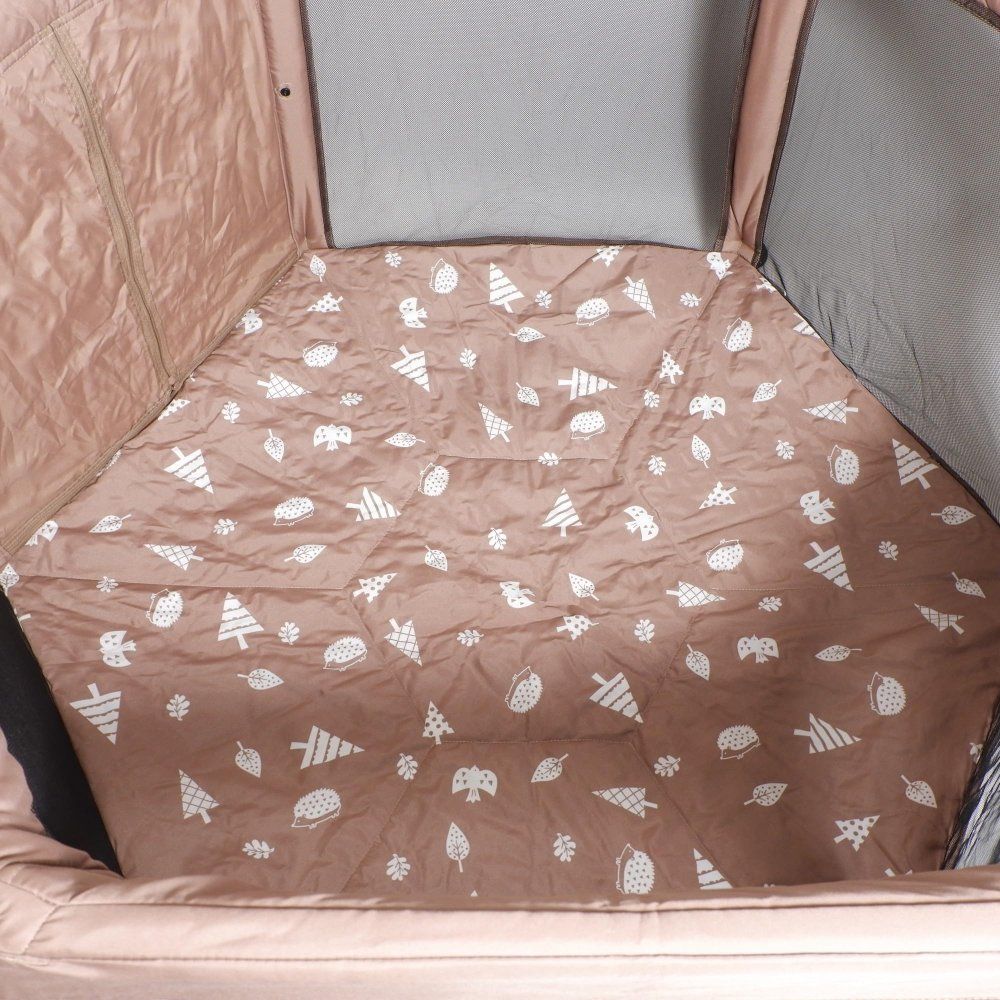 日本育児 洗えてたためるベビーサークル フォレスト ブラウン 5か月 x 1