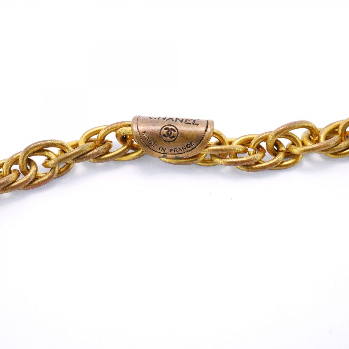 5jeb0074】シャネル ネックレス ヴィンテージ ココマーク 丸型  