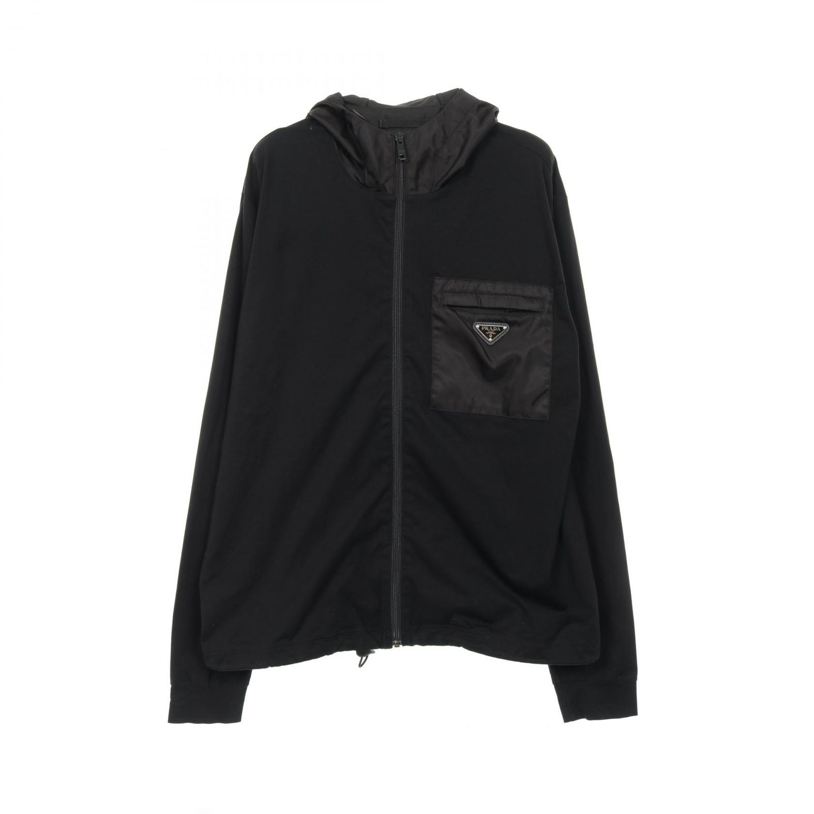 PRADA プラダ パーカー 黒 L 4103725A0013 PRADA プラダ パーカー - メルカリ