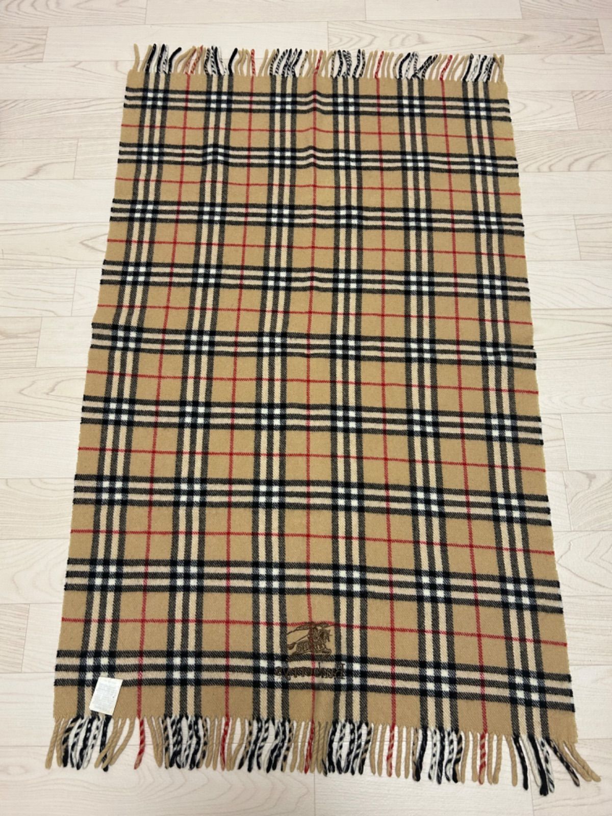 未使用】BURBERRY バーバリー ひざ掛け ブランケット ストール
