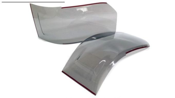 200系ハイエース レジアス 4型 5型用 ヘッドライトカバー スモーク