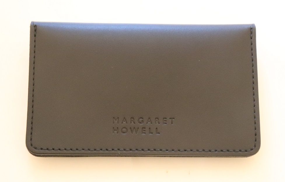 MARGARET HOWELLマーガレットハウエル新品レザーカードケース黒 MARGARET HOWELLマーガレットハウエル新品レザーカードケース黒