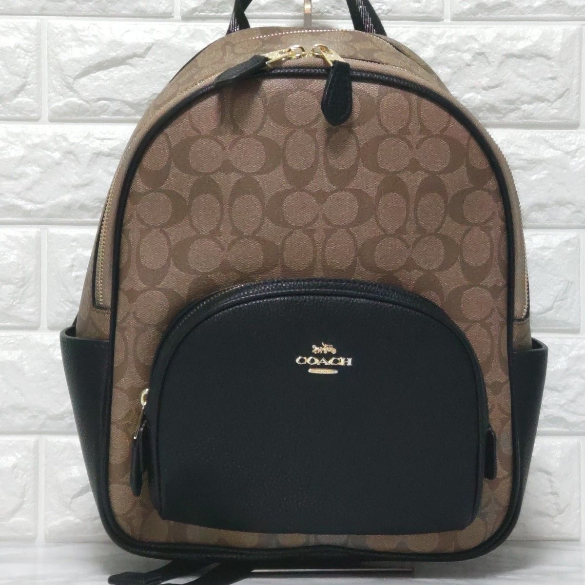 COACH コーチ C5671 シグネチャー バックパック カーキ ブラック アウトレット 未使用 - メルカリ