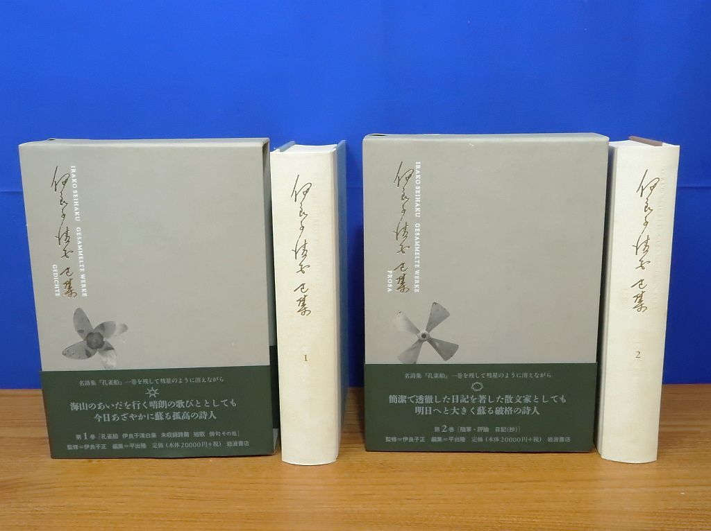 伊良子清白全集 詩歌篇・散文篇 全2巻 岩波書店 - メルカリ