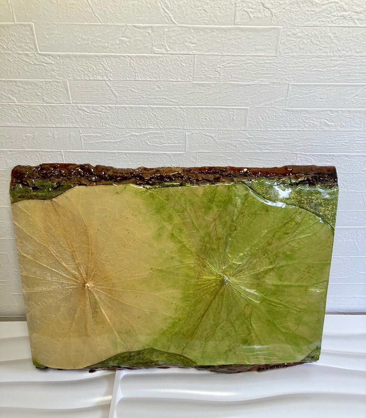 天然の蓮の葉アート 〜神秘的なパワーとエネルギー