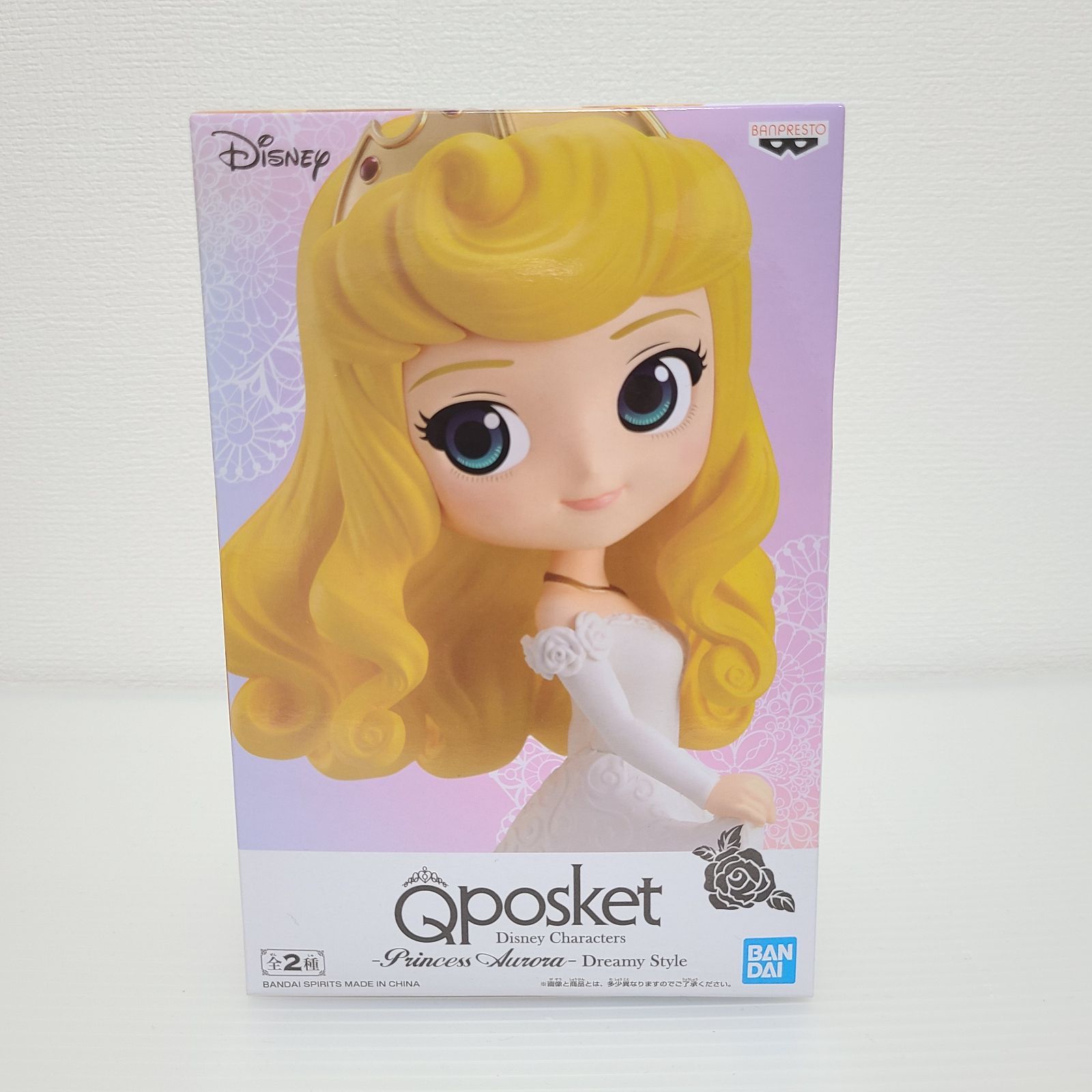 Qposket ディズニー オーロラ ドリーミー ウェディング フィギュア 白 