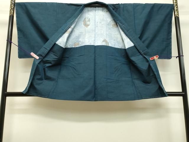 平和屋着物○男性 紬 褐返色 正絹 逸品 DAAO2457ud 平和屋着物○