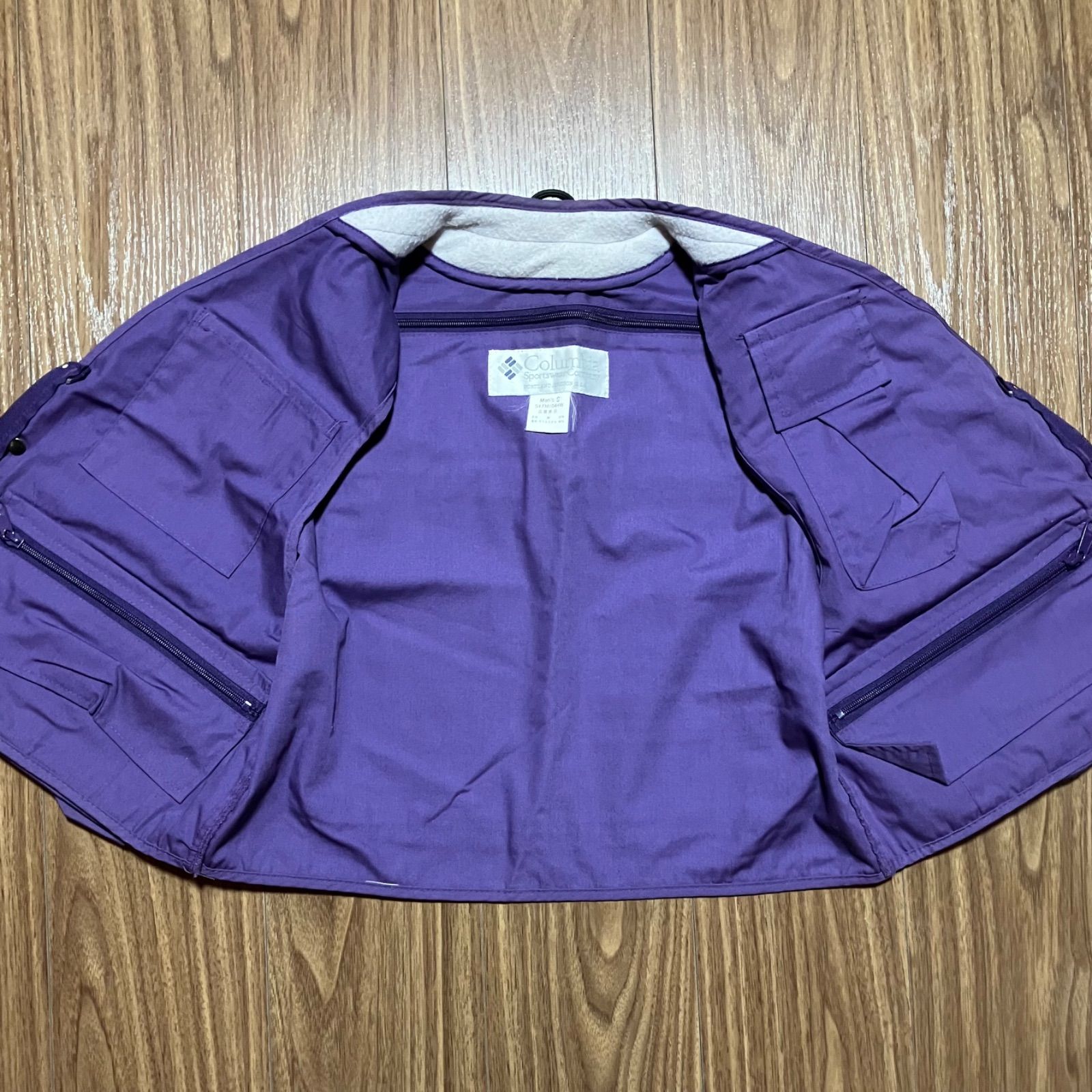 春夏新作 レアカラー フィッシングベスト PFG Columbia パープル メルカリ - S ウェア
