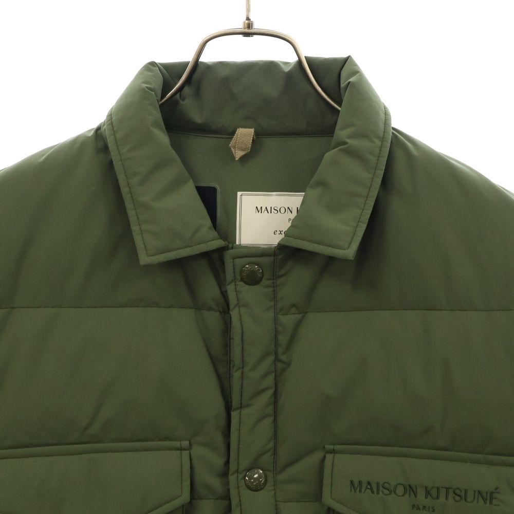 MAISON KITSUNE (メゾンキツネ) ×GOLDWIN Down Shell Shirt ×ゴールド 