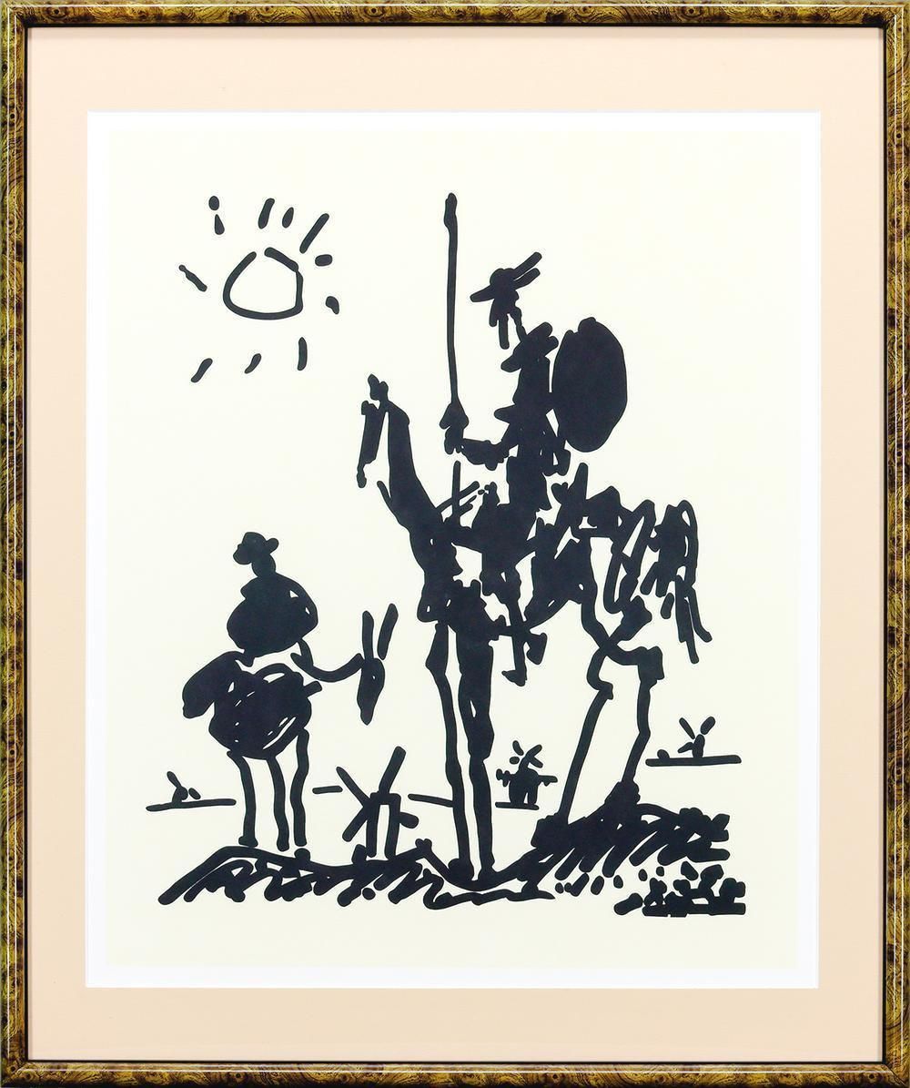 【超特価sale開催】  WISH】パブロ・ピカソ Picasso「ドン・キホーテ」ジクレー Pablo 絵画