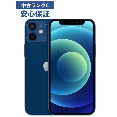 ★【中古品】au ロック解除済 iPhone 12 mini 256GB ブルー