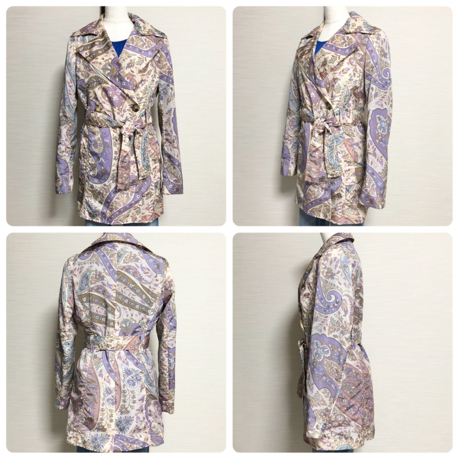 □極美品□希少□ETRO エトロ ナイロンコート レインコート