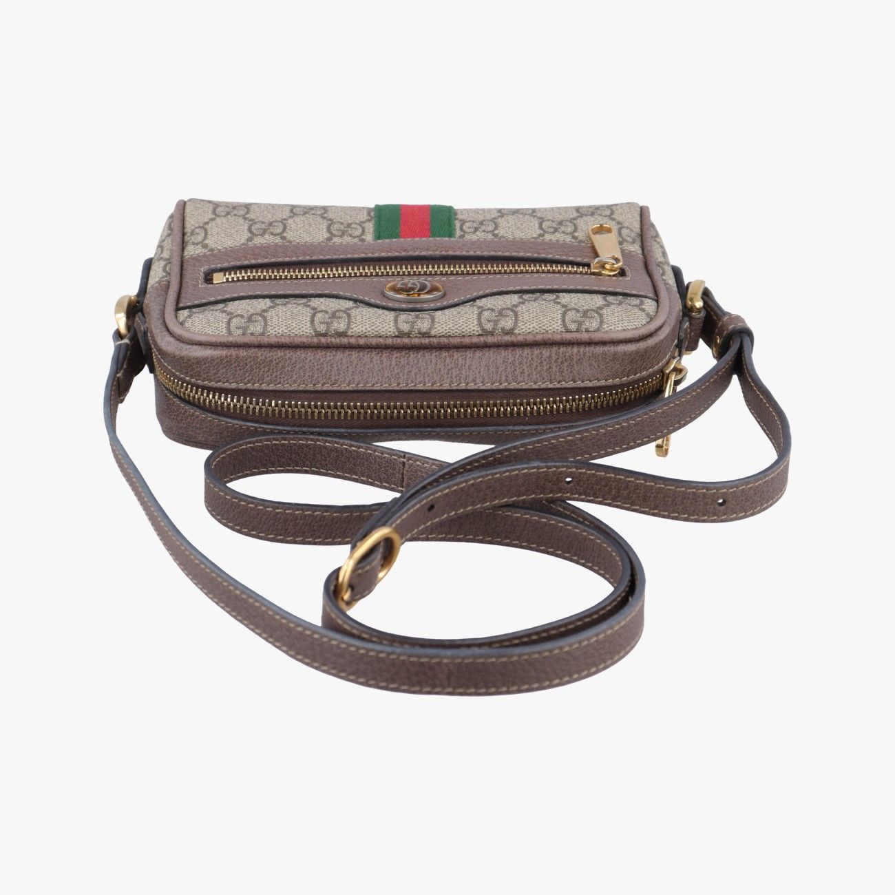 グッチGucciオフィディアブラウンPVCコーティングキャンバス517350