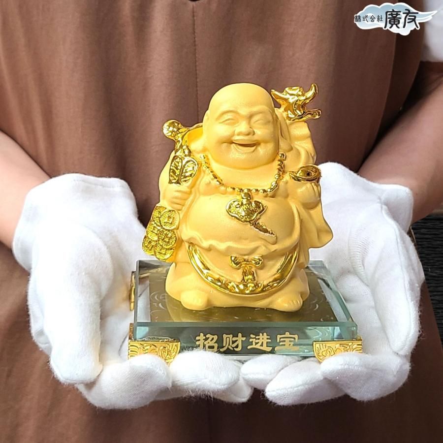 布袋様仏像 布袋尊 布袋さん 置物 七福神 オブジェ インテリア 龍亀 弥勒