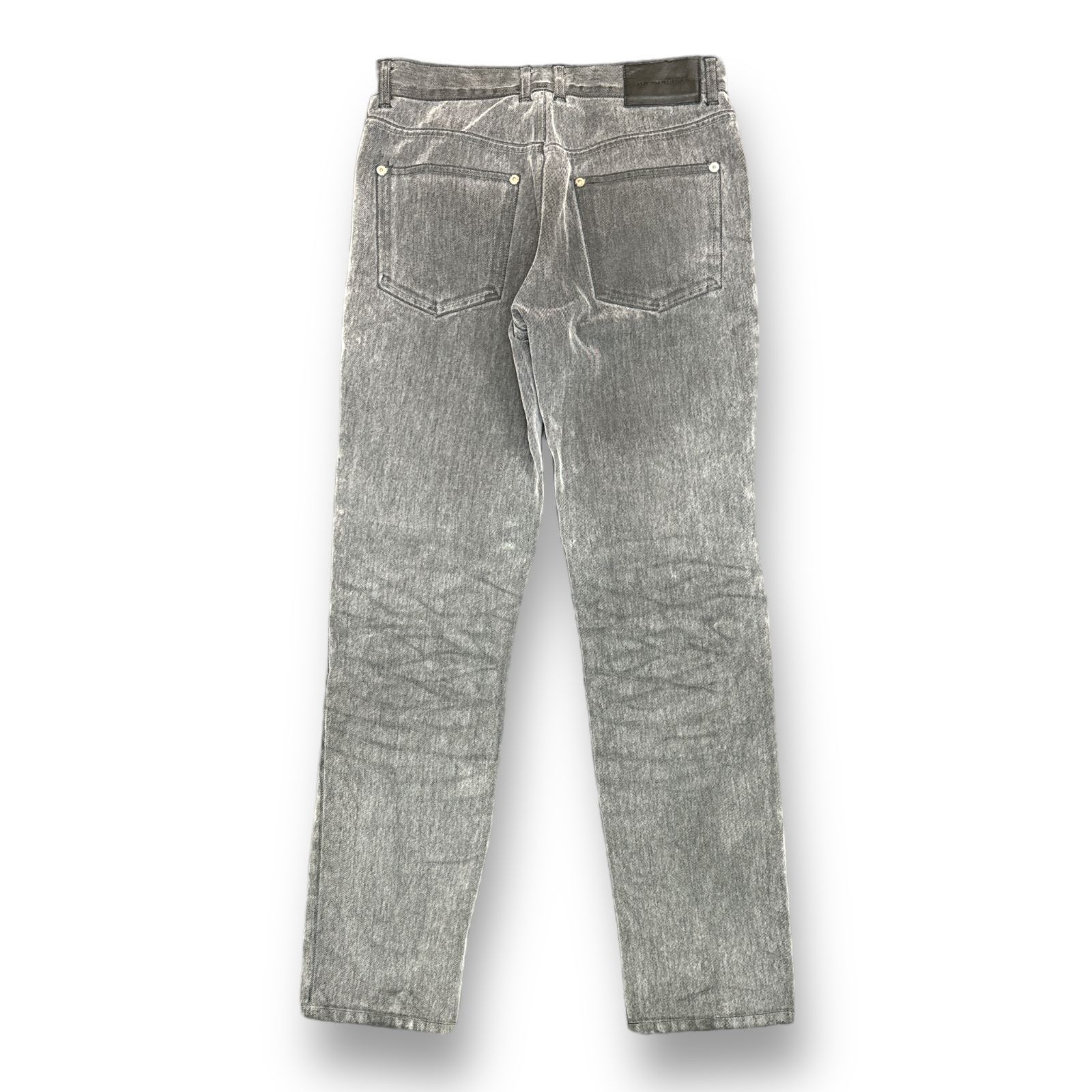 定価41800円 JOHN LAWRENCE SULLIVAN 5POCKET FLOCKED DENIM PANTS